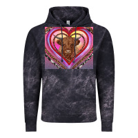 Highland Cow Valentine's Day Vintage Hoodie | Teevron