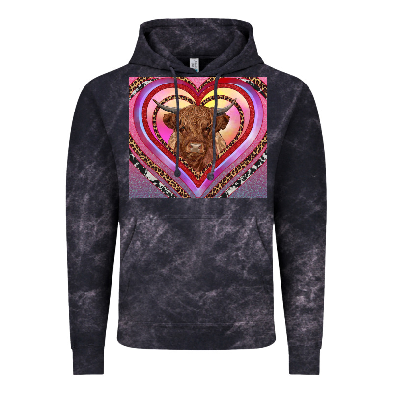 Highland Cow Valentine's Day Vintage Hoodie by RanaPortraitStore | Teevron