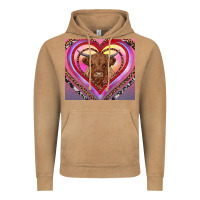 Vintage Camel highland cow valentine's day Vintage Hoodie - RanaPortraitStore