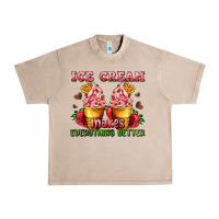 French Oak ice cream makes everything better Urban Heavy Tee - AdoDesignShop