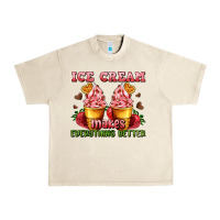 Sandshell ice cream makes everything better Urban Heavy Tee - AdoDesignShop