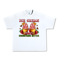 White ice cream makes everything better Urban Heavy Tee - AdoDesignShop