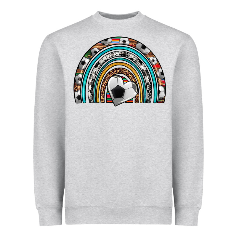 Soccer Rainbow Heavyweight Sweatshirt by Artiststas | Teevron