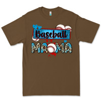 Cacao baseball mama with leopard Premium Tee - Zillion Design Studio