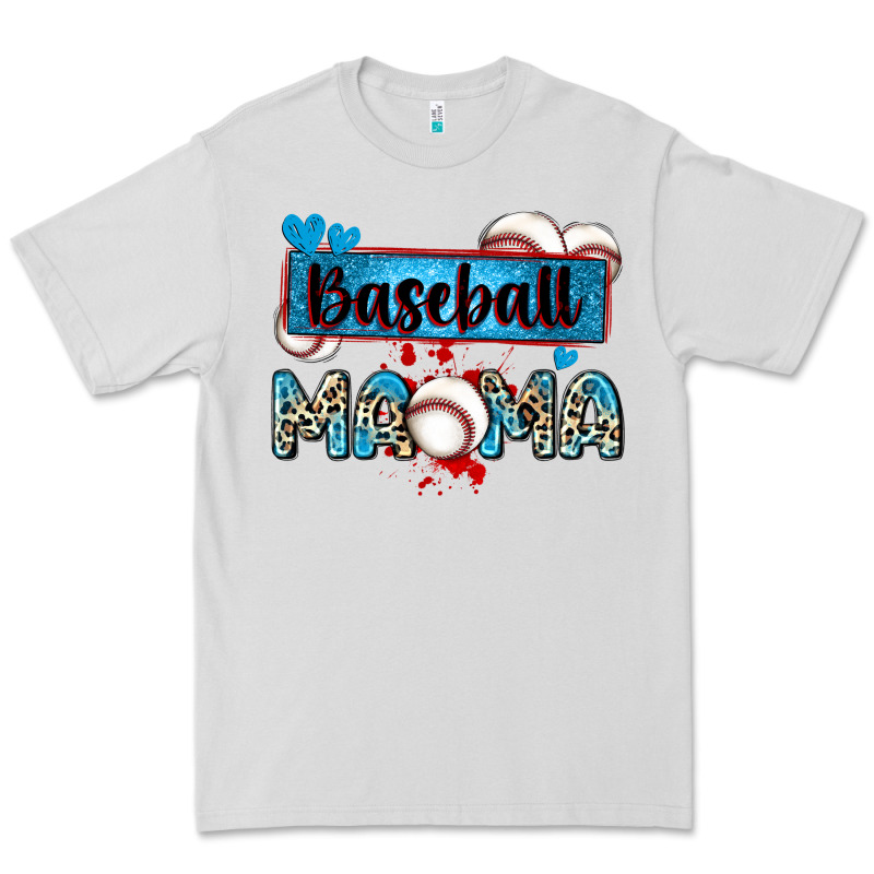 Baseball Mama With Leopard Premium Tee by Zillion Design Studio | Teevron