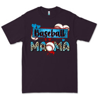 Plum baseball mama with leopard Premium Tee - Zillion Design Studio