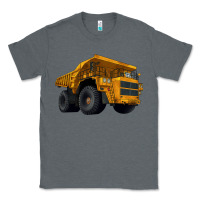 Charcoal Heather Dump Truck Classic Tee - LillyAllenDesigns