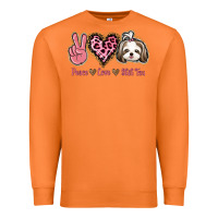 Carrot Peace Love Shih Tzu Premium Sweatshirt - Bettercallsaul