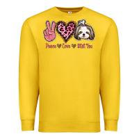 Lemon Peace Love Shih Tzu Premium Sweatshirt - Bettercallsaul