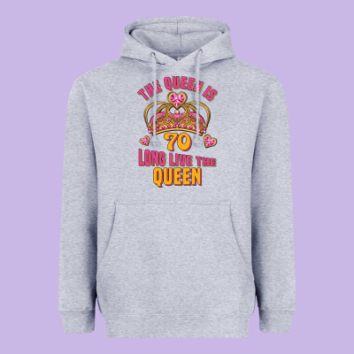 The Queen Is 70 Long Live The Queen Heavyweight Hoodie Designed By Jasminsmagicworld