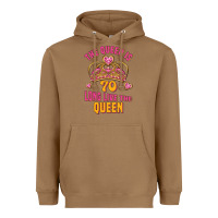 Toasted Coconut the queen is 70 long live the queen Heavyweight Hoodie - Jasminsmagicworld