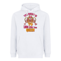 White the queen is 70 long live the queen Heavyweight Hoodie - Jasminsmagicworld