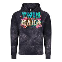 Cloud Black twin mama Vintage Hoodie - AdoDesignShop