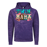 Cloud Purple twin mama Vintage Hoodie - AdoDesignShop