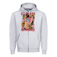 Heather Grey let me read in peace Zipper Hoodie - MaliasSmallBusiness