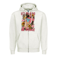 Oatmeal Heather let me read in peace Zipper Hoodie - MaliasSmallBusiness