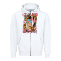 White let me read in peace Zipper Hoodie - MaliasSmallBusiness