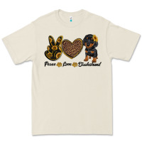 Peace Love Dachshund Premium Tee | Teevron