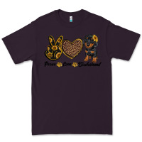 Plum peace love dachshund Premium Tee - RanaPortraitStore