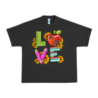 Pigment Black love with pen and  serape leopard Urban Heavy Tee - Artiststas