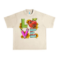 Sandshell love with pen and  serape leopard Urban Heavy Tee - Artiststas
