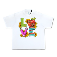 White love with pen and  serape leopard Urban Heavy Tee - Artiststas