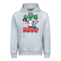 Heather Grey I'm the game Bunny Easter day Urban Hoodie - HowdyJamesFarm