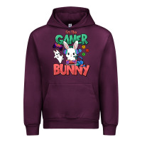 Mauve Wine I'm the game Bunny Easter day Urban Hoodie - HowdyJamesFarm