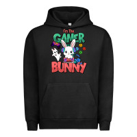 Pigment Black I'm the game Bunny Easter day Urban Hoodie - HowdyJamesFarm