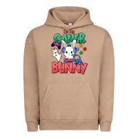 Pigment Burro I'm the game Bunny Easter day Urban Hoodie - HowdyJamesFarm