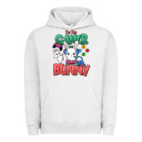 Pigment Lunar Rock I'm the game Bunny Easter day Urban Hoodie - HowdyJamesFarm