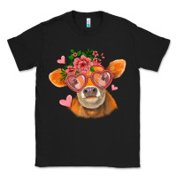 Black valentines day orange cow Classic Tee - Jasminsmagicworld