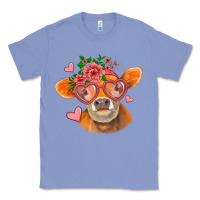 Colony Blue valentines day orange cow Classic Tee - Jasminsmagicworld