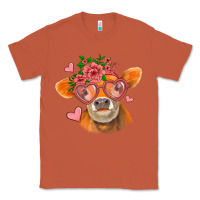 Copper valentines day orange cow Classic Tee - Jasminsmagicworld