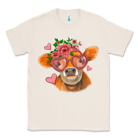 Natural valentines day orange cow Classic Tee - Jasminsmagicworld