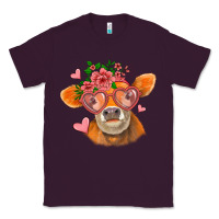 Plum valentines day orange cow Classic Tee - Jasminsmagicworld