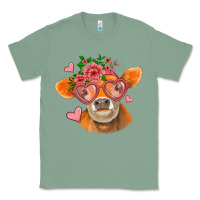 Sage valentines day orange cow Classic Tee - Jasminsmagicworld