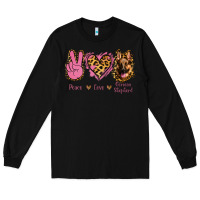 Black Peace Love German Shepherd Long Sleeve Tee - Jasminsmagicworld