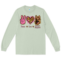 Matcha Peace Love German Shepherd Long Sleeve Tee - Jasminsmagicworld