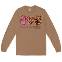 Toasted Coconut Peace Love German Shepherd Long Sleeve Tee - Jasminsmagicworld