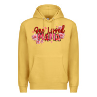 Antique Gold one loved mama valentine's day Premium Hoodie - texasbilliewilder