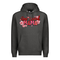 Charcoal Heather one loved mama valentine's day Premium Hoodie - texasbilliewilder