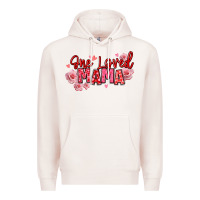 Pale Pink one loved mama valentine's day Premium Hoodie - texasbilliewilder