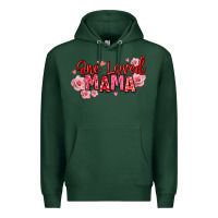 Sports Green one loved mama valentine's day Premium Hoodie - texasbilliewilder