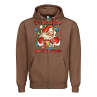 Chestnut its abuelita and pan dulce season mexican santa Zipper Hoodie - MaliasSmallBusiness