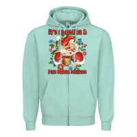 Seafoam its abuelita and pan dulce season mexican santa Zipper Hoodie - MaliasSmallBusiness
