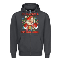 Smoke its abuelita and pan dulce season mexican santa Zipper Hoodie - MaliasSmallBusiness