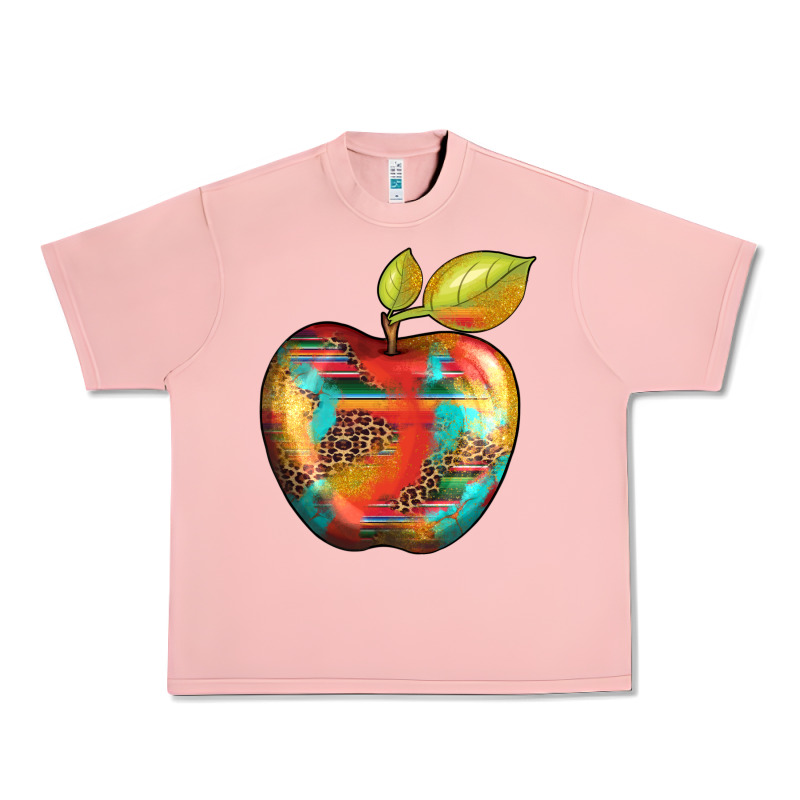 Leopard Turquoise Glitter Serape Urban Heavy Tee by Artiststas | Teevron