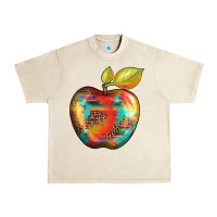 Sandshell leopard turquoise glitter serape Urban Heavy Tee - Artiststas