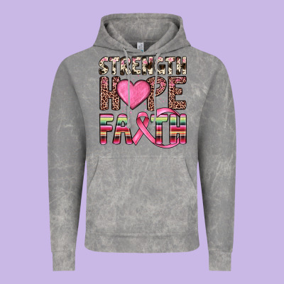 Strength Hope Faith Vintage Hoodie Designed By Jahusdesignshop